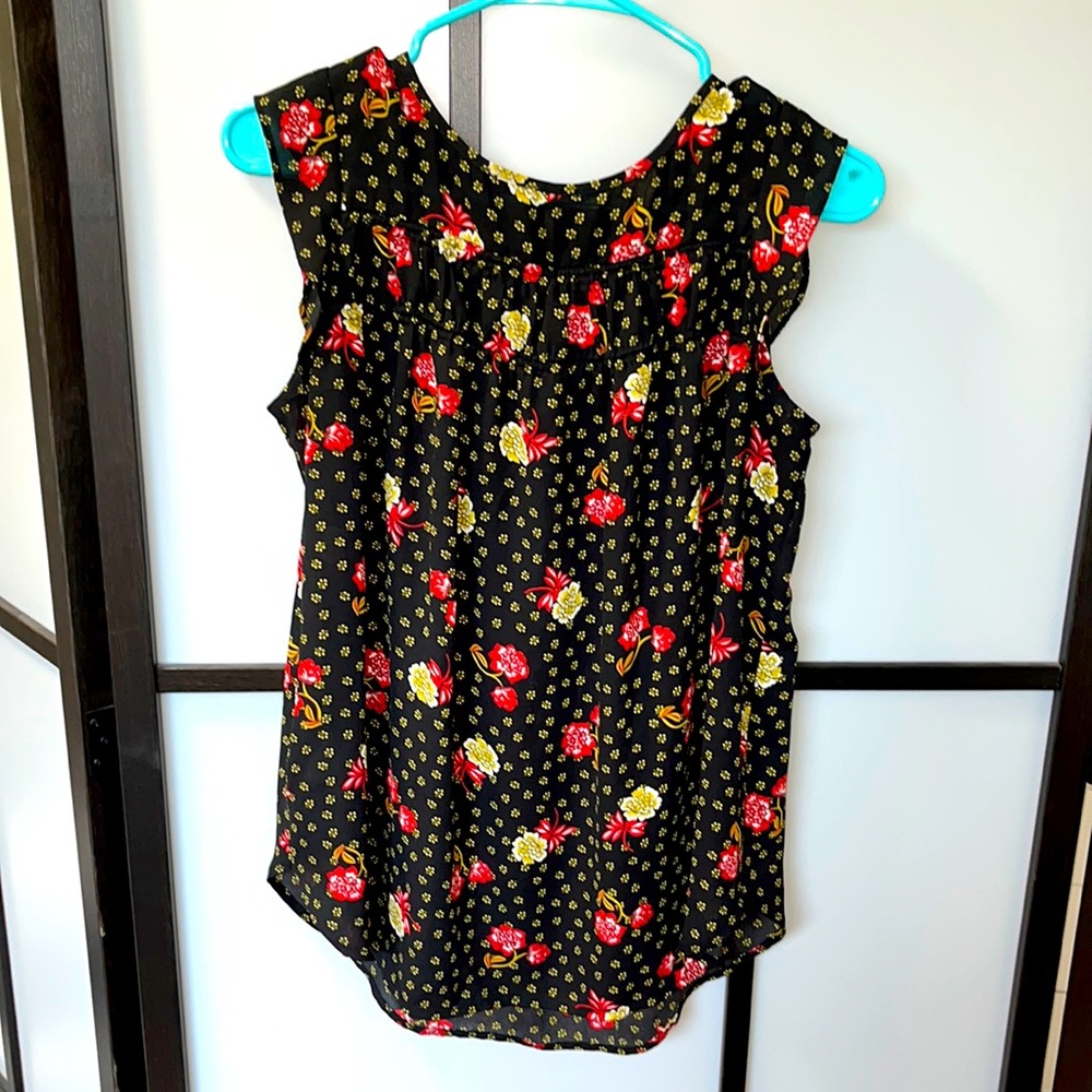 LOFT Flower blouse